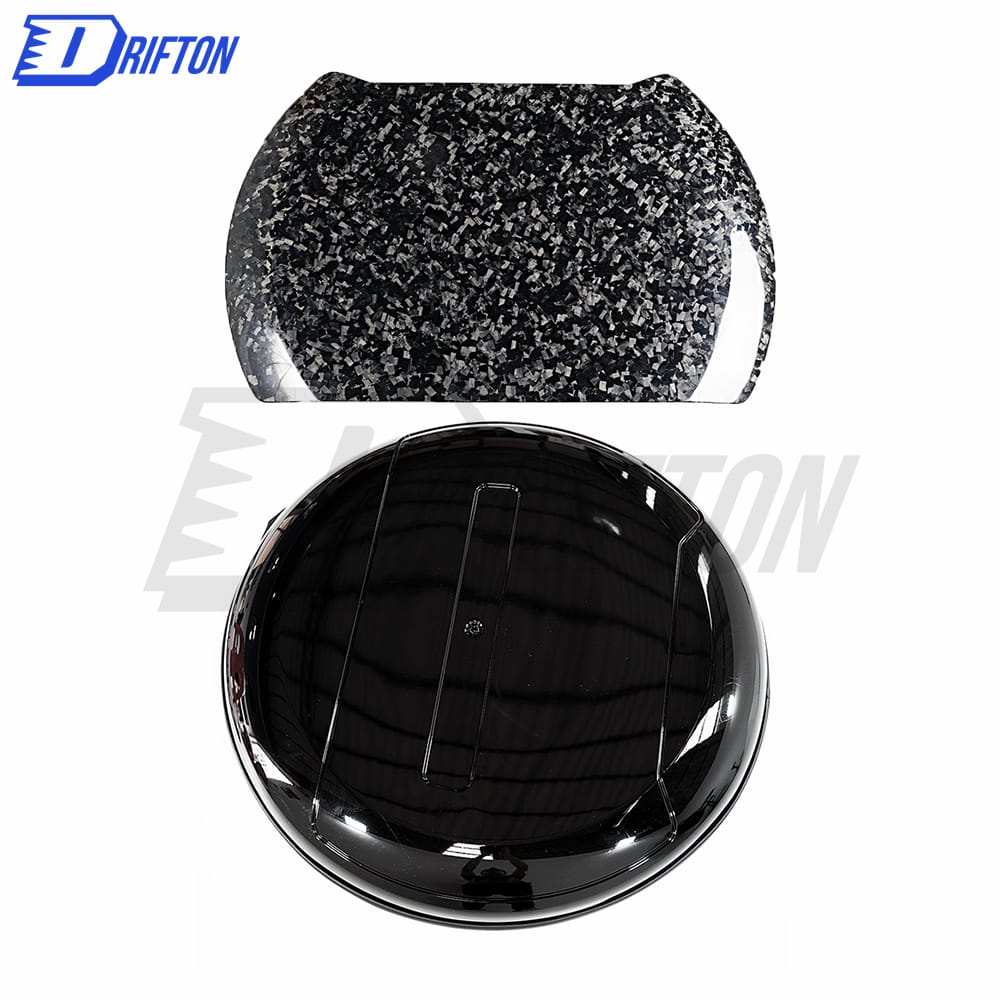 Plastic Spare Tyre & Dry Carbon Fiber Cover For Land Rover Defender 2020-2023