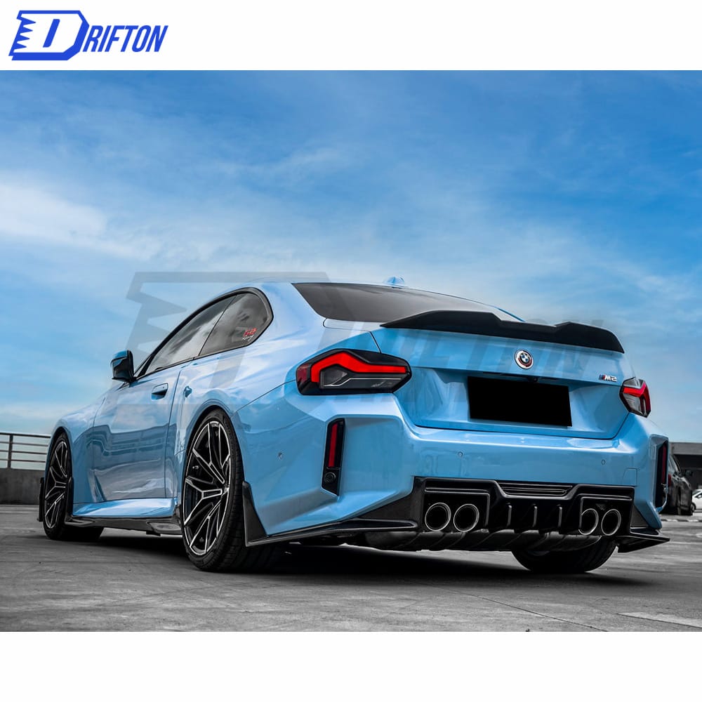 TAKD Style Dry Carbon Fiber Rear Diffuser For BMW G87 M2 2023-Present