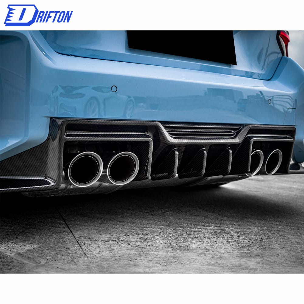 TAKD Style Dry Carbon Fiber Rear Diffuser For BMW G87 M2 2023-Present