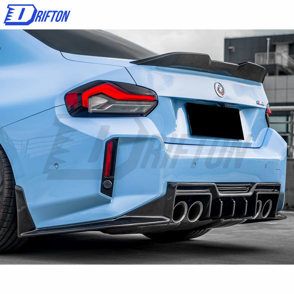 TAKD Style Dry Carbon Fiber Rear Diffuser For BMW G87 M2 2023-Present