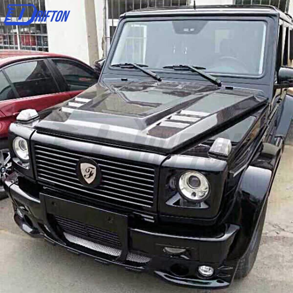 Wald Style Carbon Fiber Hood For Mercedes Benz G-Class W463 2005-2018