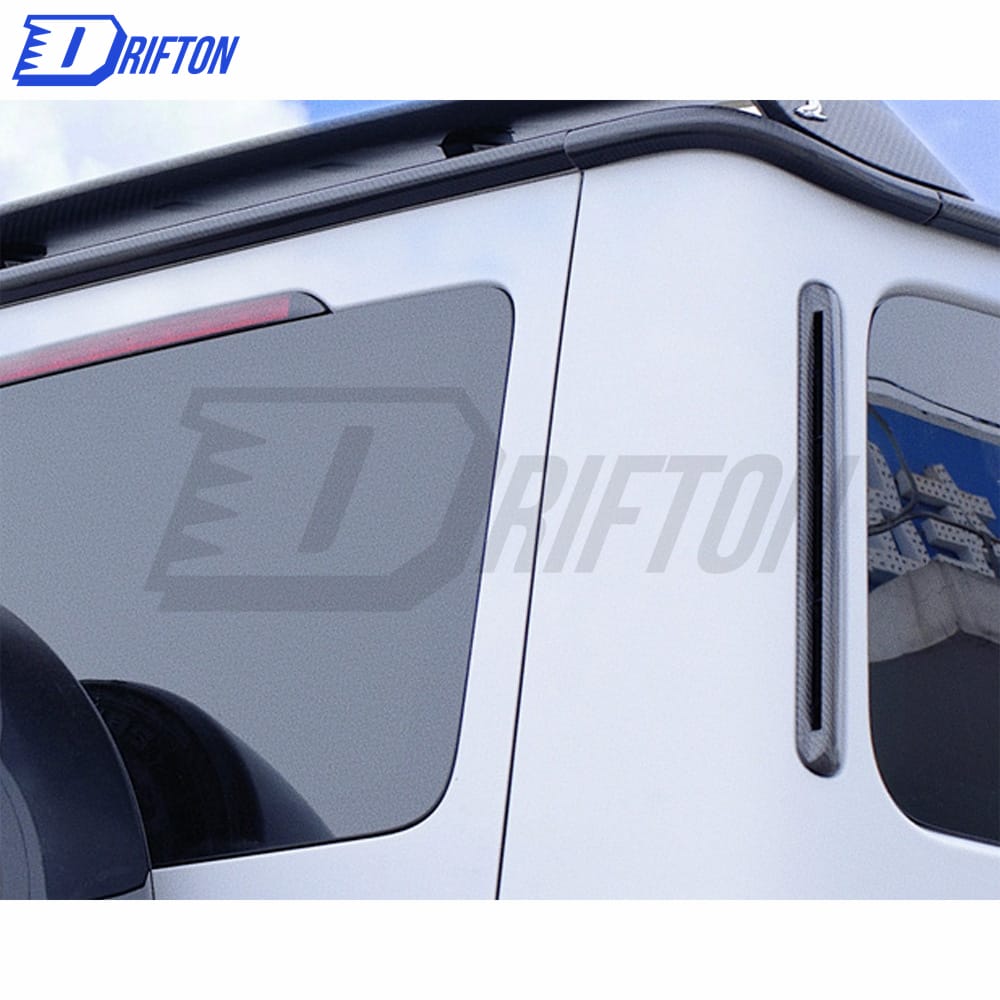 Dry Carbon Fiber C Pillar Rear Window Trim For Mercedes Benz G-Class W464 G500 AMG G63 2018-2020