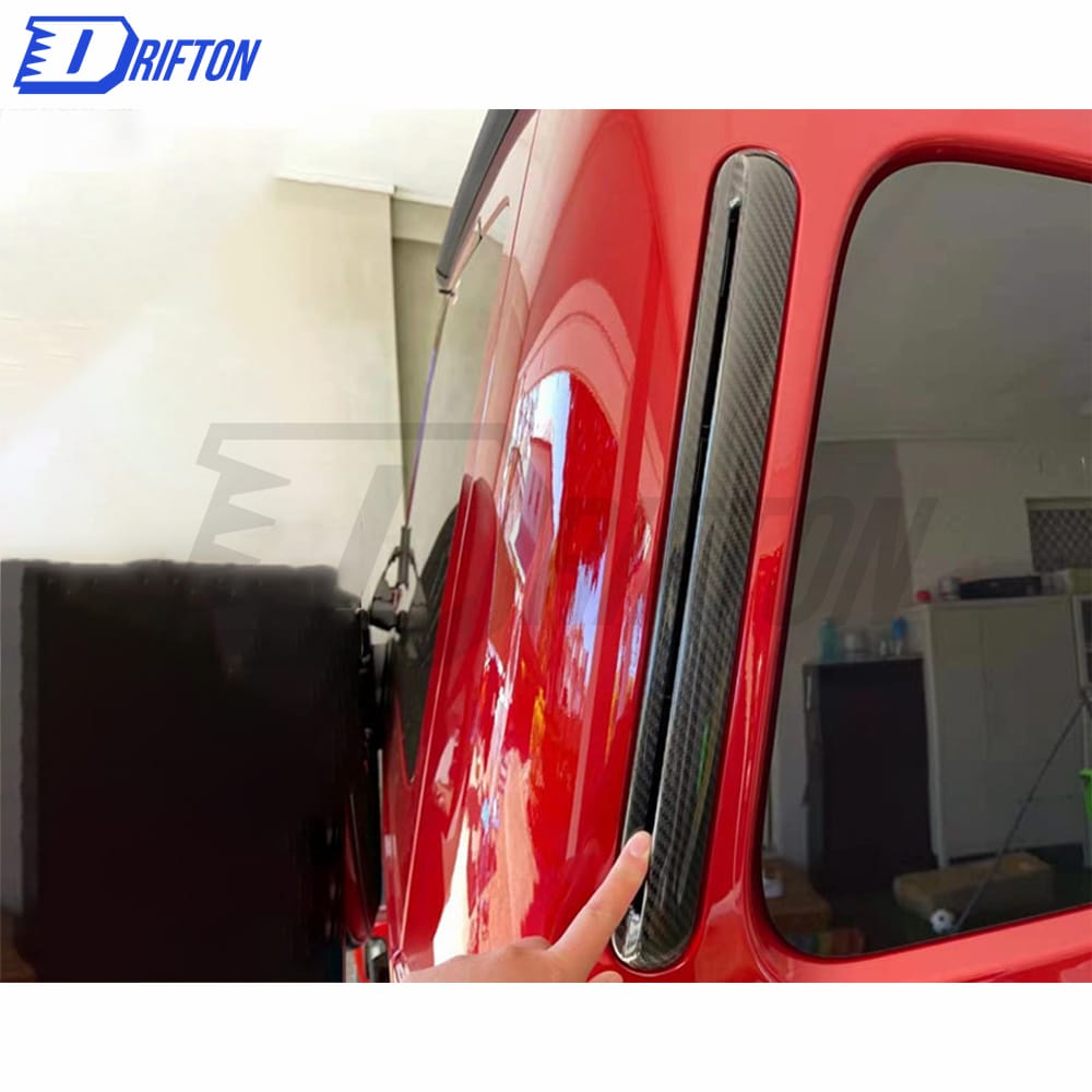 Dry Carbon Fiber C Pillar Rear Window Trim For Mercedes Benz G-Class W464 G500 AMG G63 2018-2020