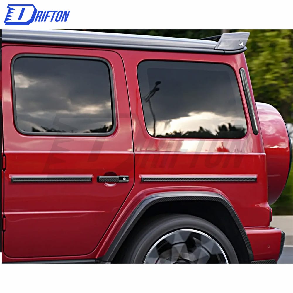 Dry Carbon Fiber C Pillar Rear Window Trim For Mercedes Benz G-Class W464 G500 AMG G63 2018-2020