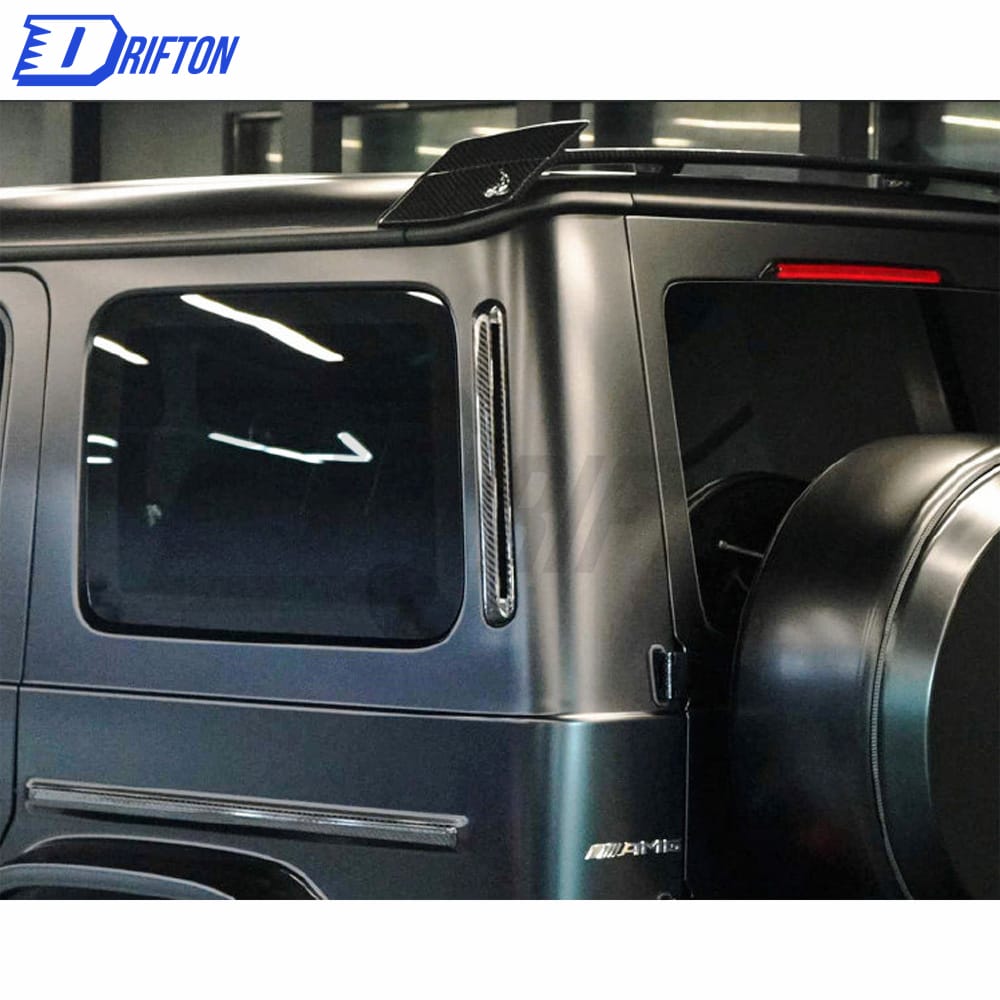 Dry Carbon Fiber C Pillar Rear Window Trim For Mercedes Benz G-Class W464 G500 AMG G63 2018-2020