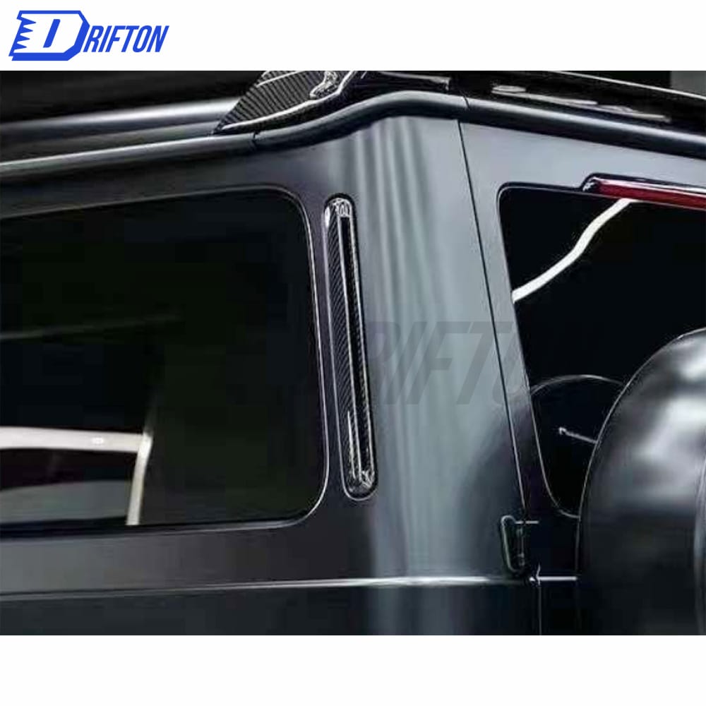 Dry Carbon Fiber C Pillar Rear Window Trim For Mercedes Benz G-Class W464 G500 AMG G63 2018-2020