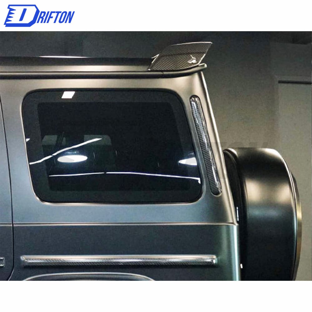 Dry Carbon Fiber C Pillar Rear Window Trim For Mercedes Benz G-Class W464 G500 AMG G63 2018-2020