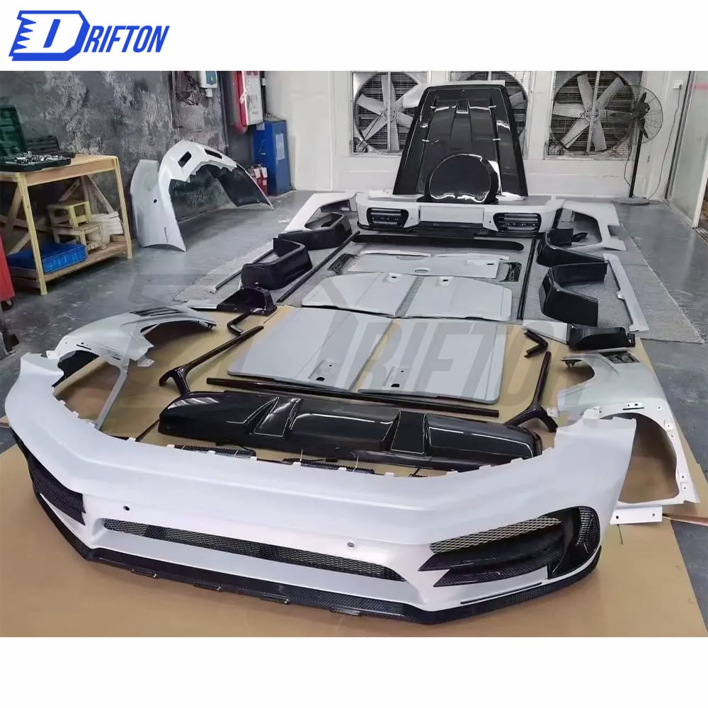 Mansory Style Dry Carbon Fiber Wide Body Kit For Mercedes Benz G-Class W464 G63 2018-2021