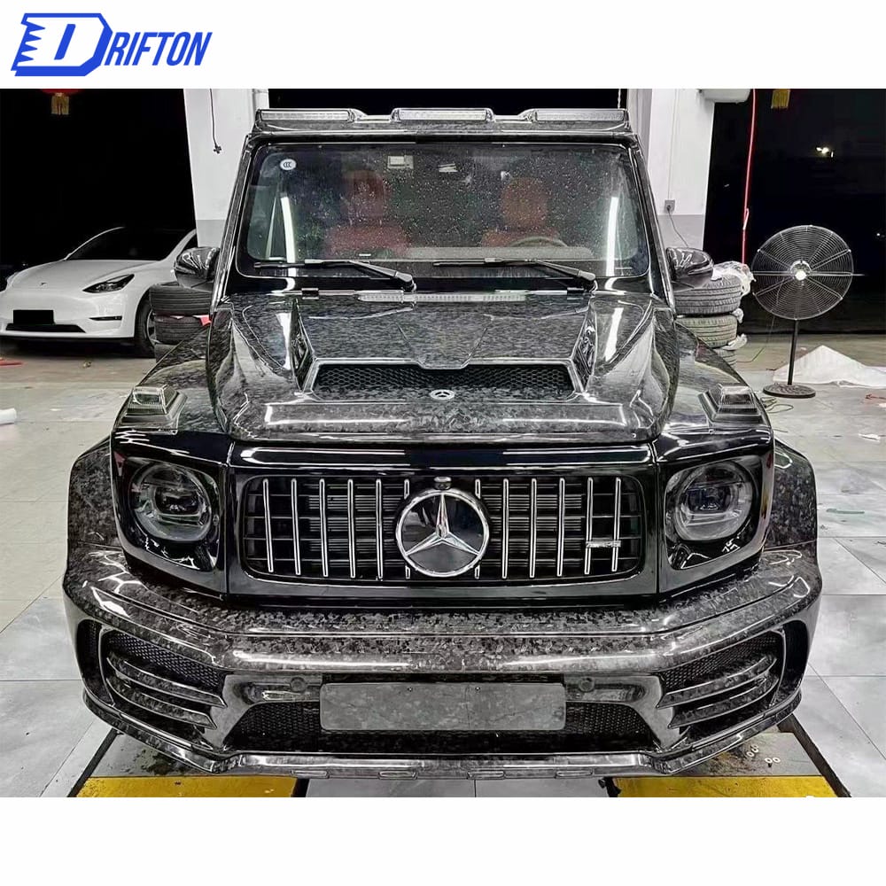 Mansory Style Dry Carbon Fiber Wide Body Kit For Mercedes Benz G-Class W464 G63 2018-2021