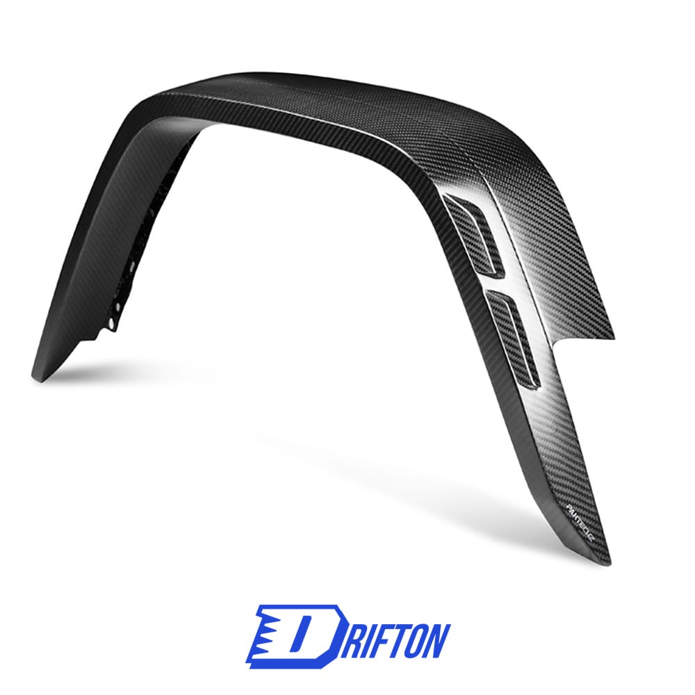 Paktechz Style Dry Carbon Fiber Wide Fender Wheel Flare Trims For Mercedes Benz G-Class W464 G350 G500 AMG G63 2019-2022