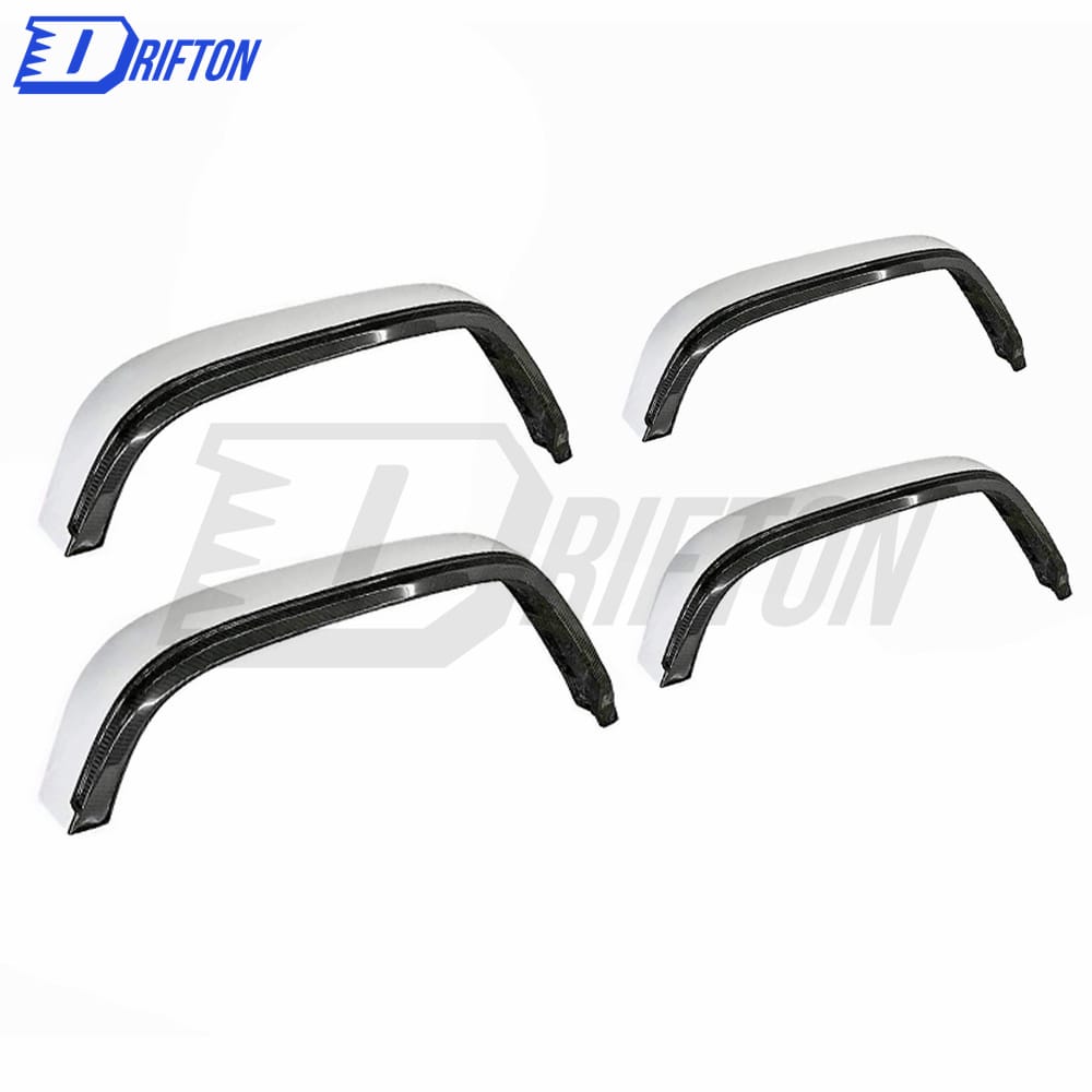 Urban Style Dry Carbon Fiber With Portion Primer Fender Wheel trim For Mercedes Benz G-Class W464 AMG G63 2018-2020