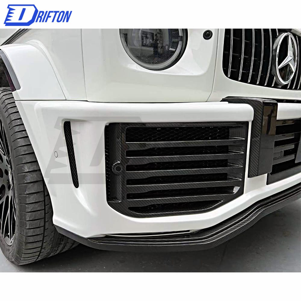 Urban Style Dry Carbon Fiber With Portion Primer Front Bumper For Mercedes Benz G-Class W464 AMG G63 2018-2020