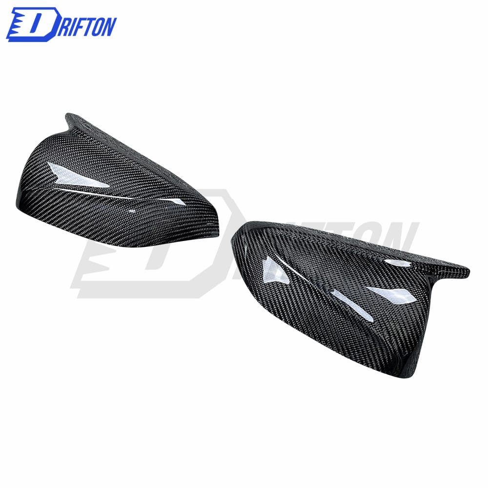NEW Style ABS+Carbon Fiber Mirror Cover (Replacement) For INFINITI Q50 2017-2022