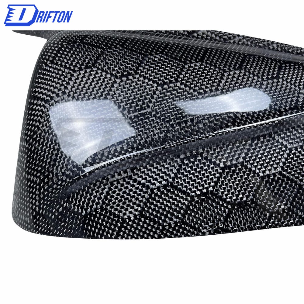 NEW Style ABS+Carbon Fiber Mirror Cover (Replacement) For INFINITI Q50 2017-2022