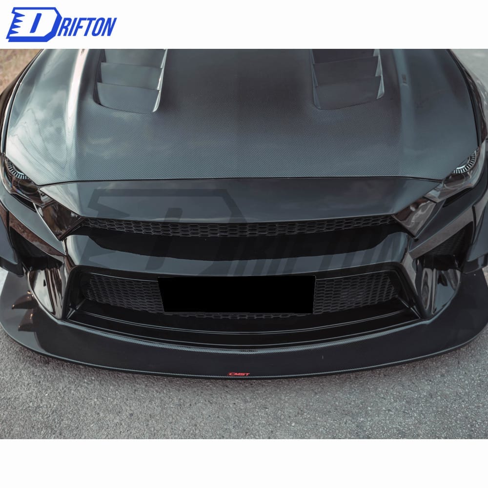 CMST Style Carbon Fiber Hood For Mustang 2018-2023