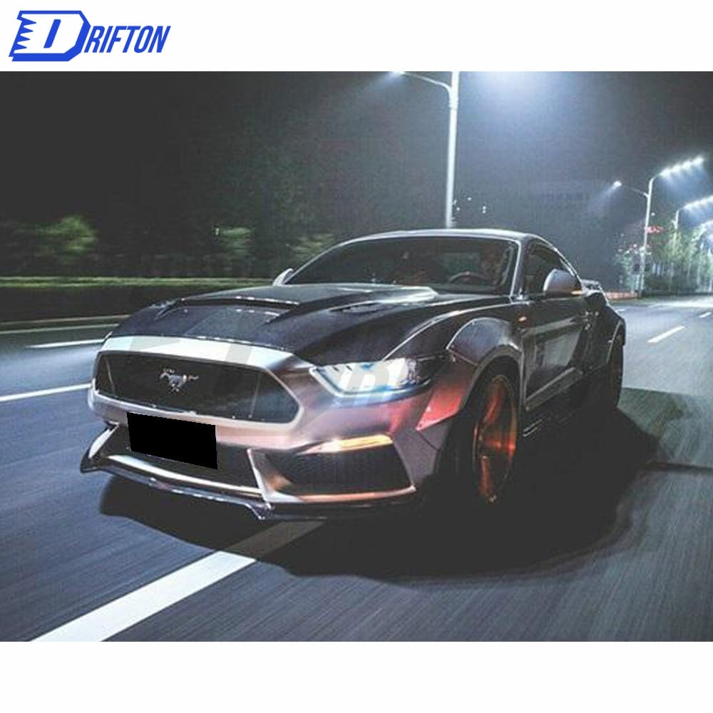 CMST V3 Style Carbon Fiber Hood For Ford Mustang 2015-2017