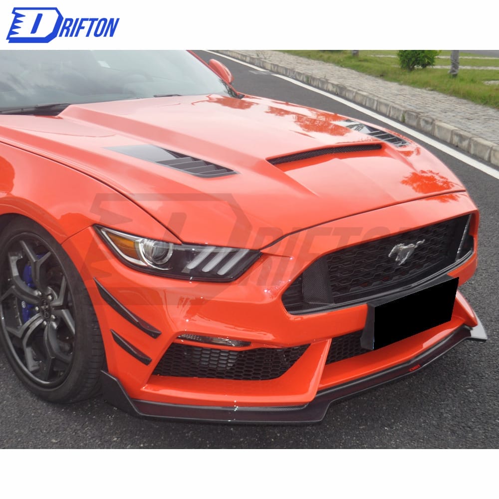 CMST V3 Style Carbon Fiber Hood For Ford Mustang 2015-2017