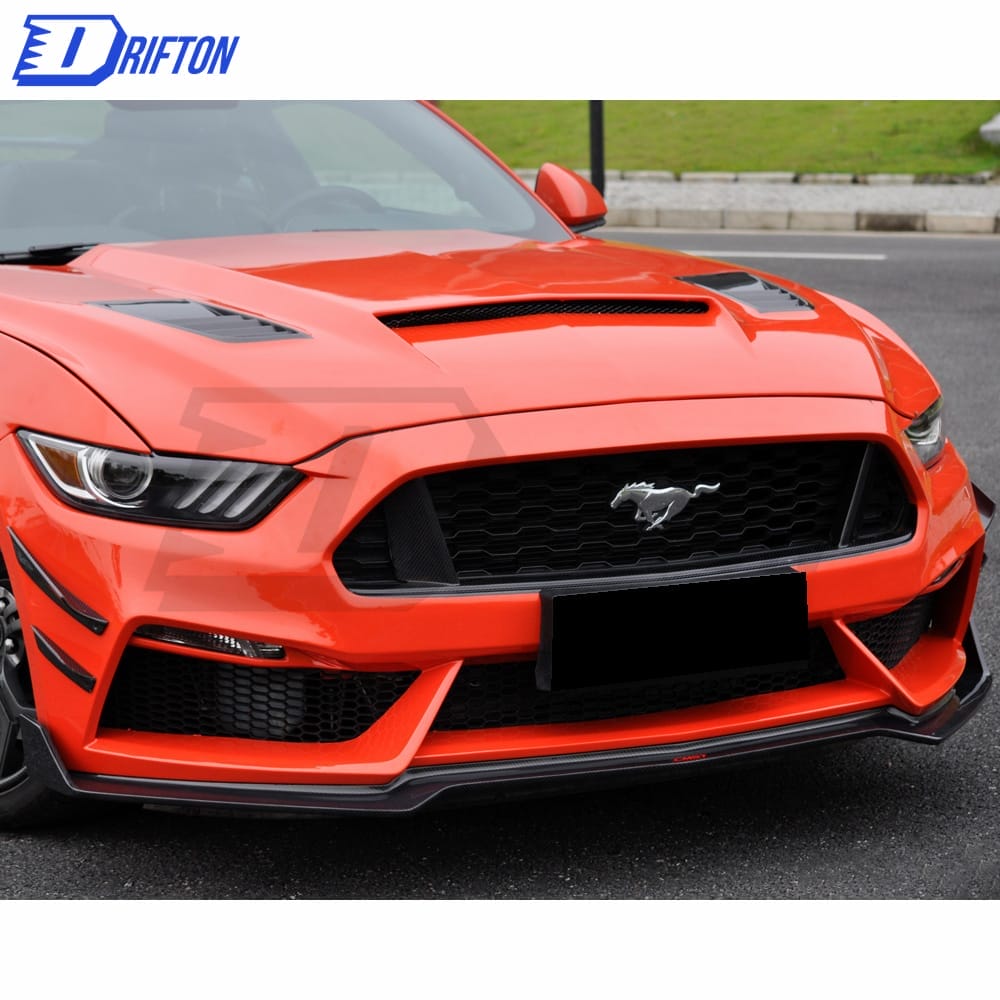CMST V3 Style Carbon Fiber Hood For Ford Mustang 2015-2017