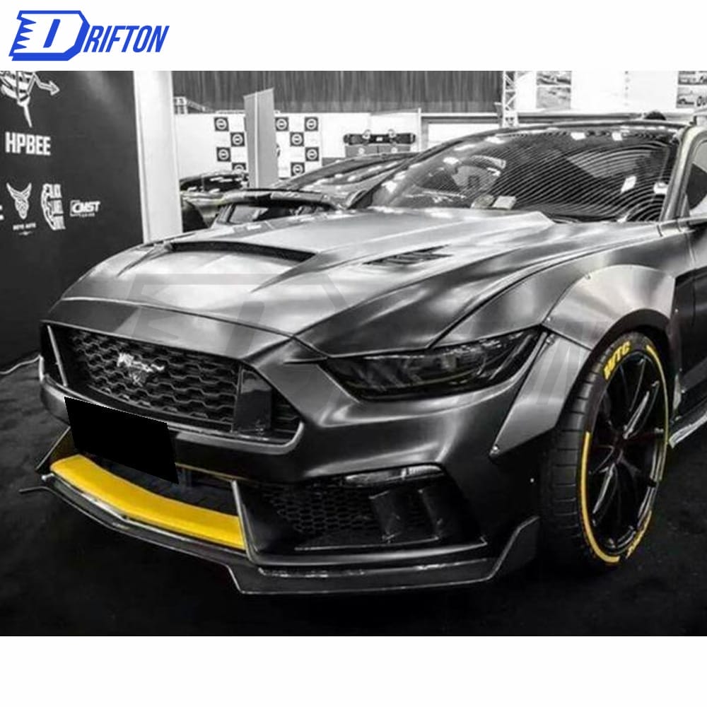 CMST V3 Style Carbon Fiber Hood For Ford Mustang 2015-2017