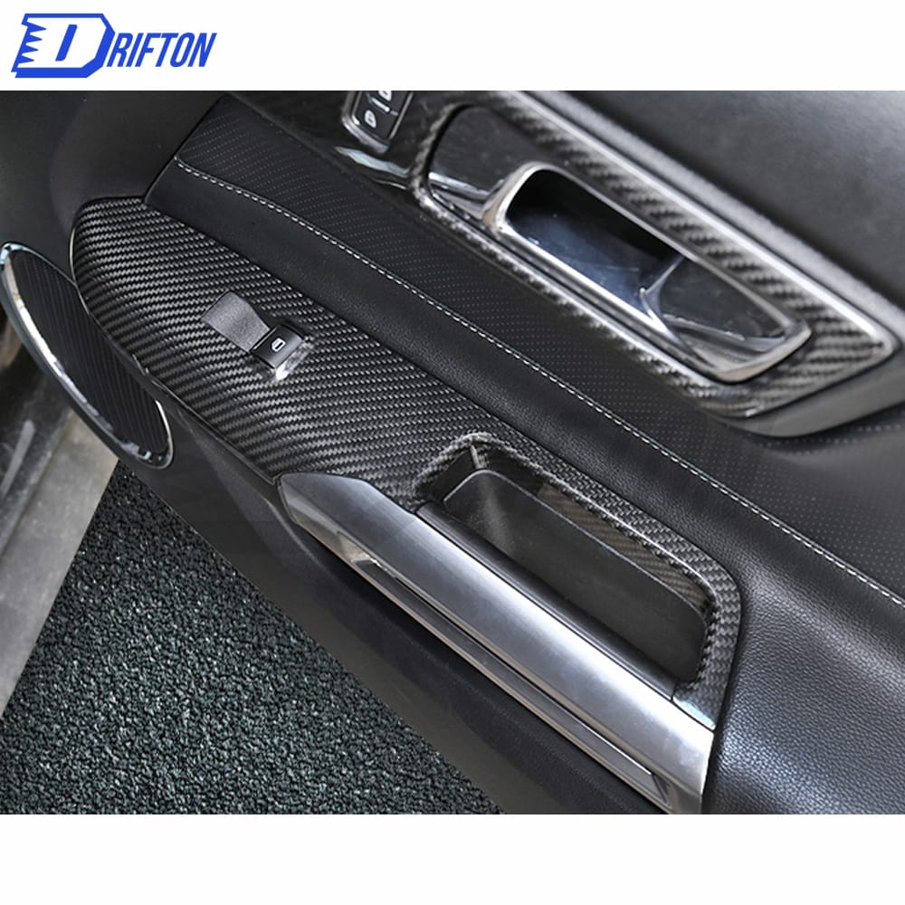 Carbon Fiber Interiors (10 Pieces) LHD For Ford Mustang 2015-2017