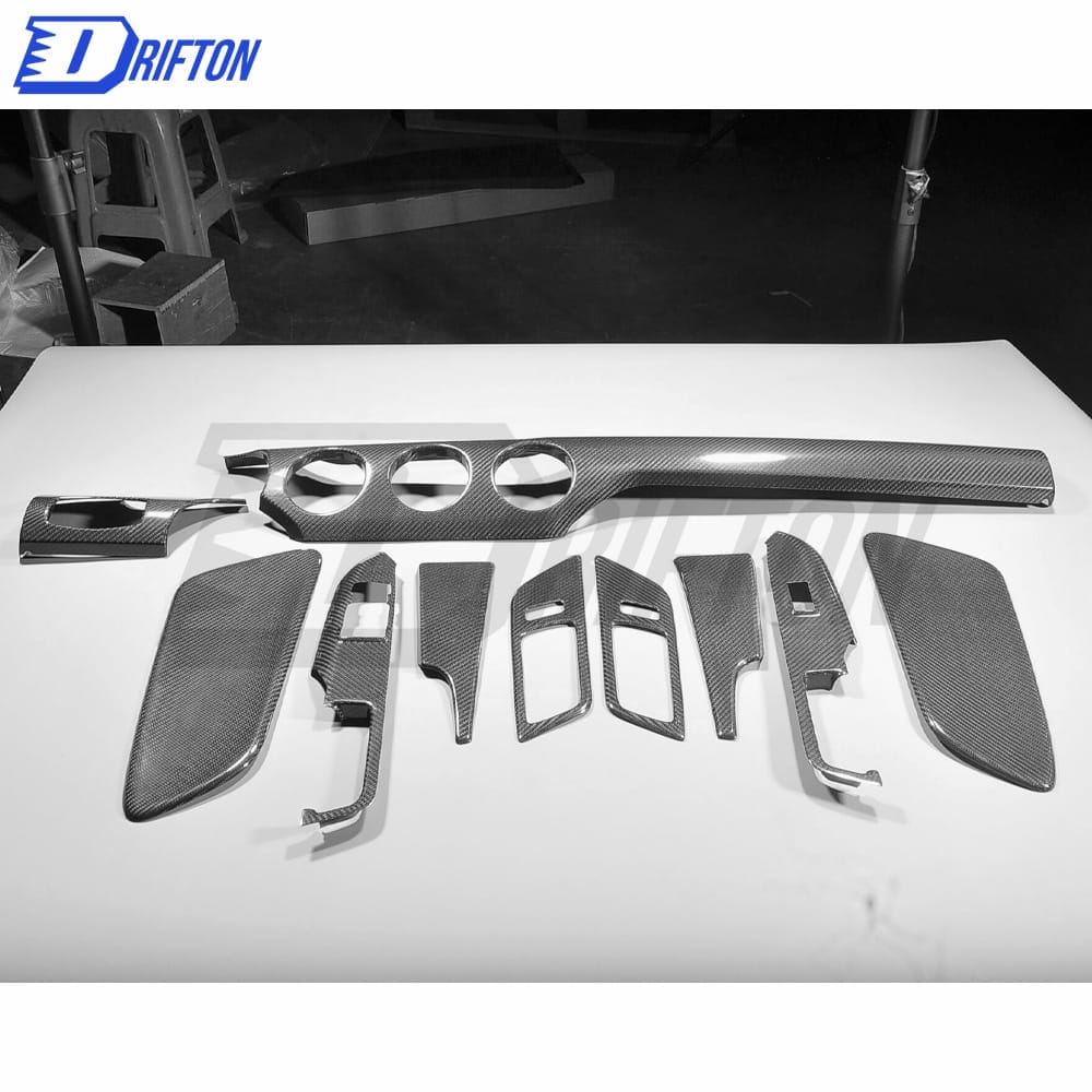 Carbon Fiber Interiors (10 Pieces) LHD For Ford Mustang 2015-2017