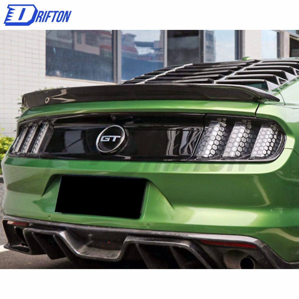 Carbon Fiber Rear Spoiler For Ford Mustang 2015-2017