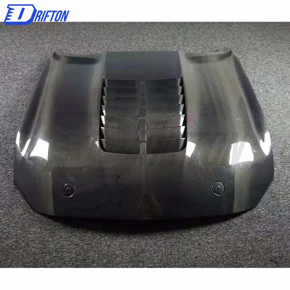 GT500 Style Carbon Fiber Hood For Ford Mustang 2015-2017