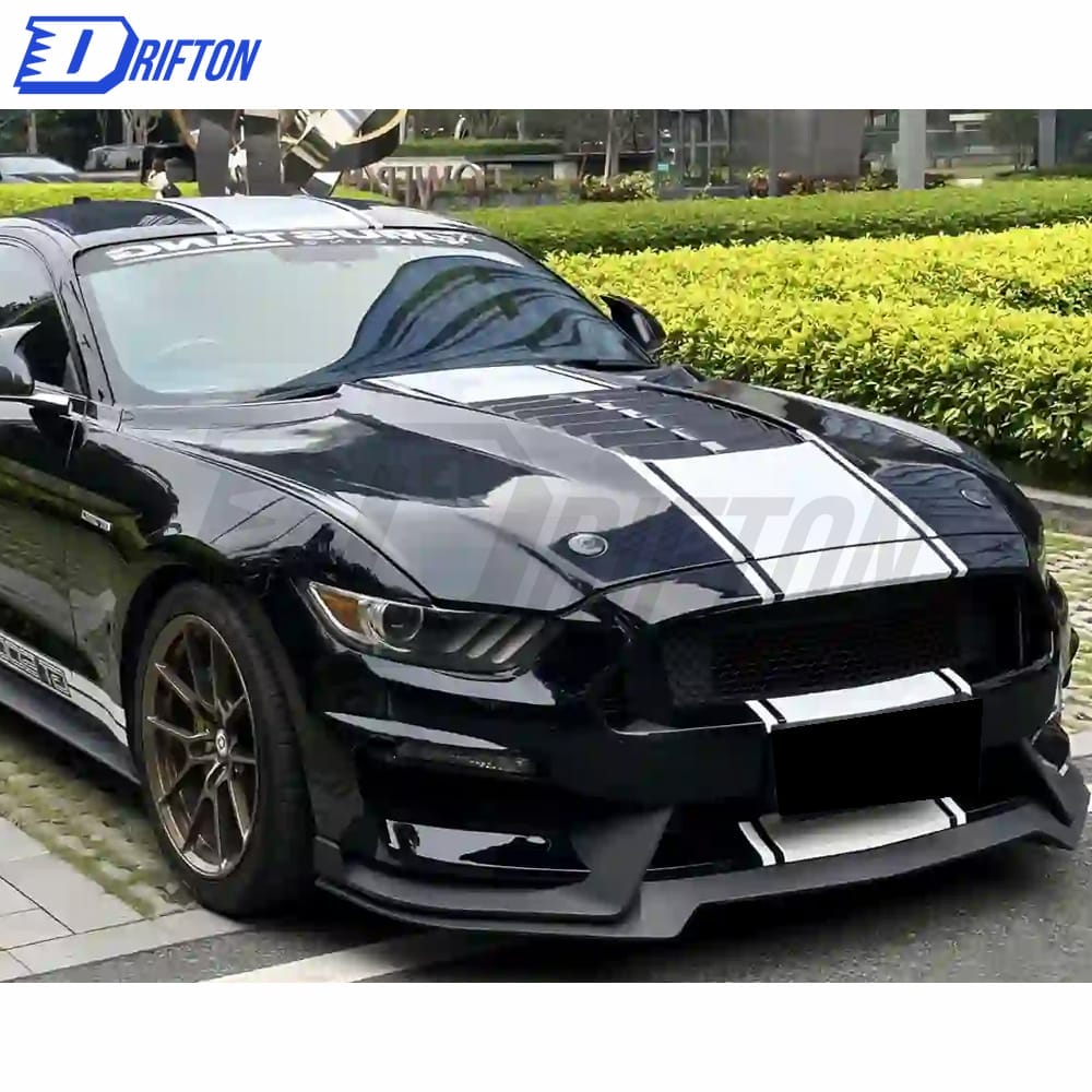 GT500 Style Half Carbon Fiber Hood For Ford Mustang 2015-2017