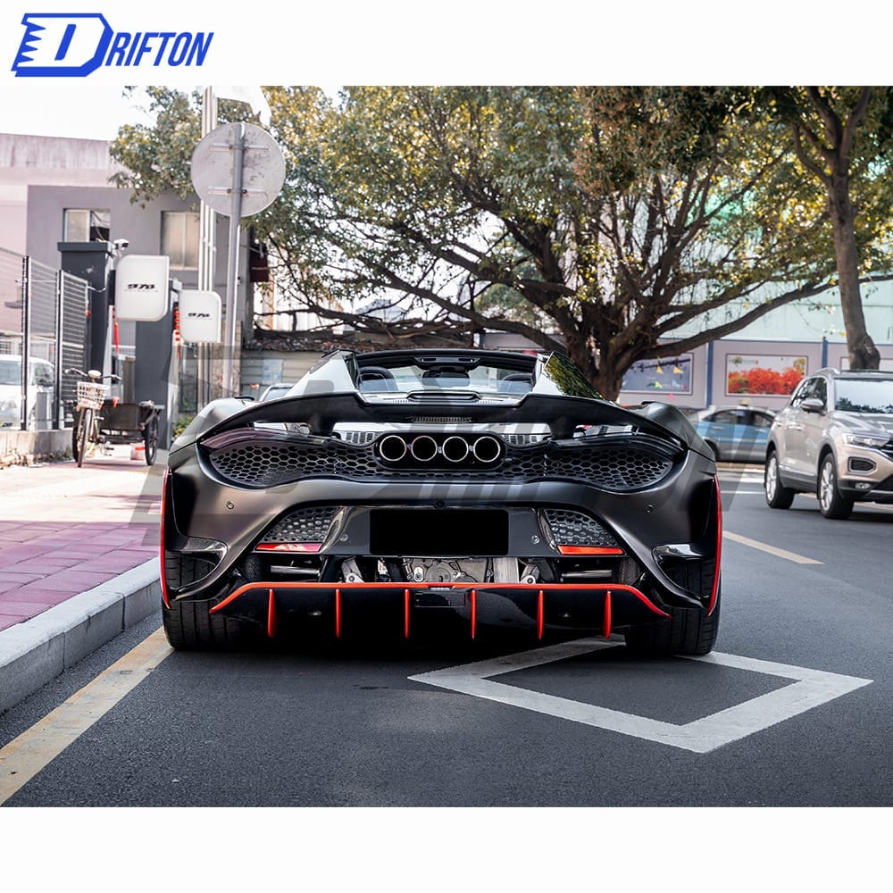 765LT Style Dry Carbon Fiber WIth Portion Primer Body Kit For Mclaren 720S