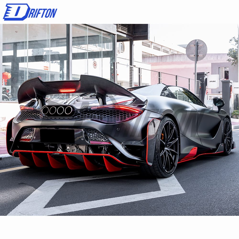 765LT Style Dry Carbon Fiber WIth Portion Primer Body Kit For Mclaren 720S