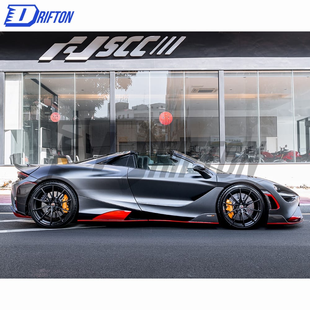 765LT Style Dry Carbon Fiber WIth Portion Primer Body Kit For Mclaren 720S