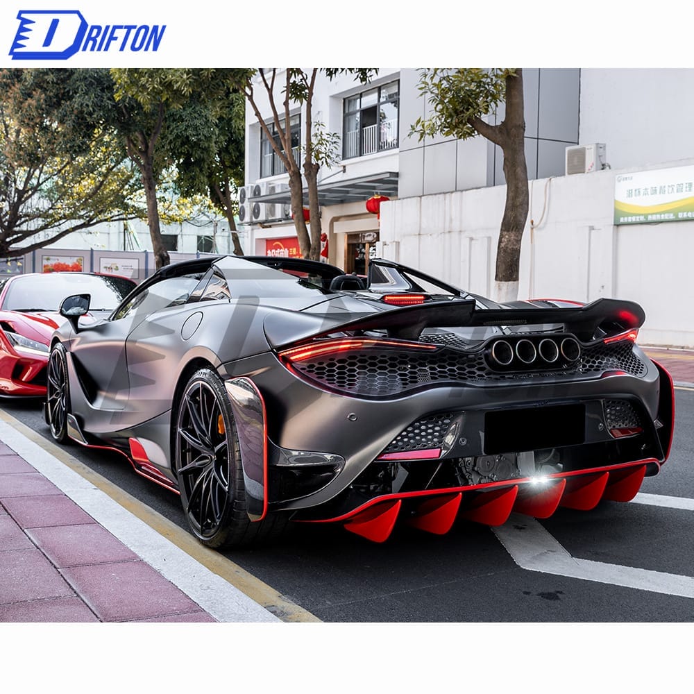 765LT Style Dry Carbon Fiber WIth Portion Primer Body Kit For Mclaren 720S