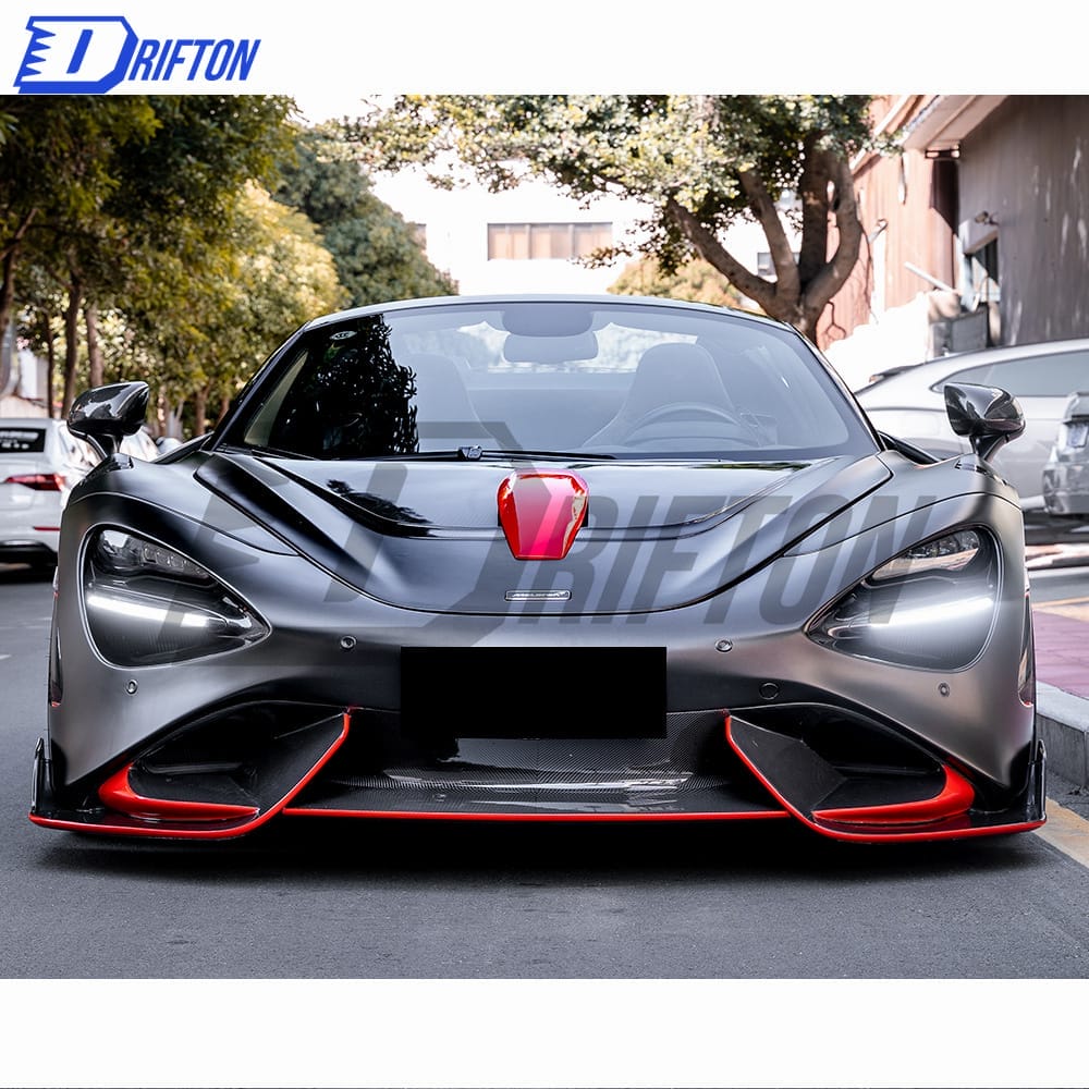 765LT Style Dry Carbon Fiber WIth Portion Primer Body Kit For Mclaren 720S