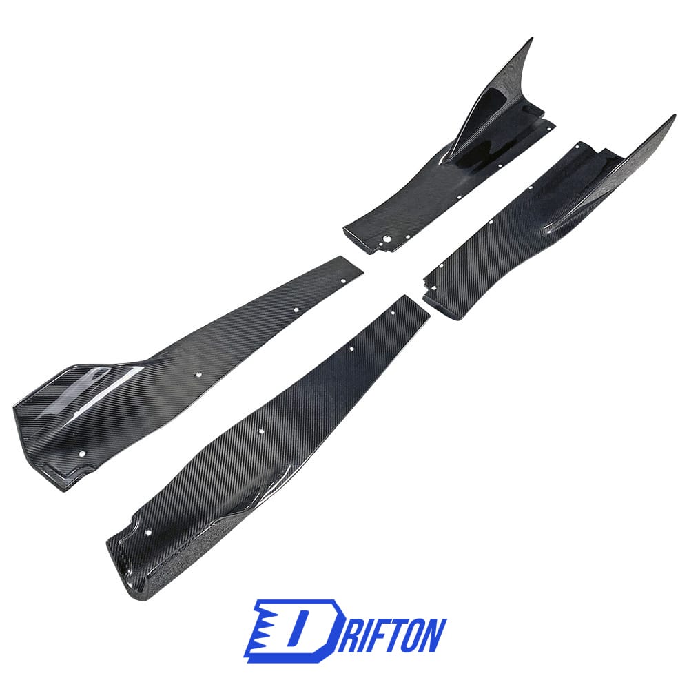 RYFT Style Dry Carbon Fiber Side Skirt For Mclaren 720S 2015-2017