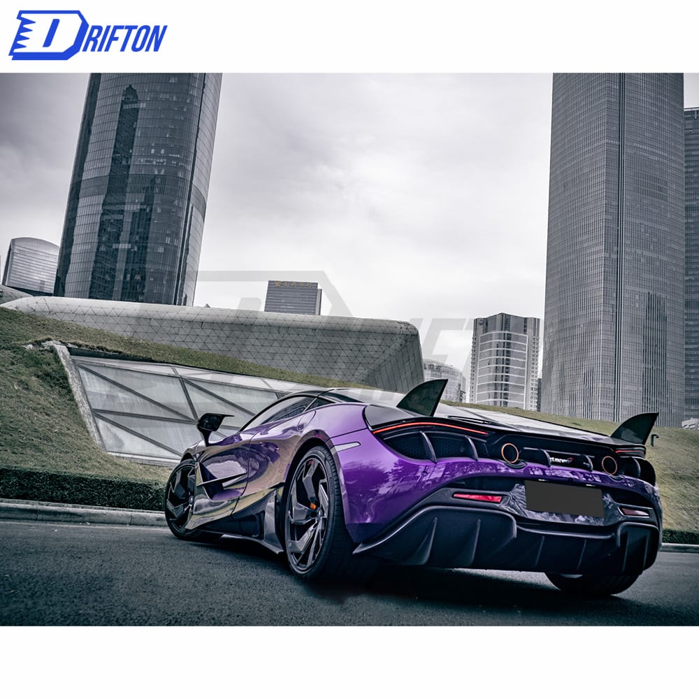 TopCar Style Dry Carbon Fiber Rear Spoiler For Mclaren 720S