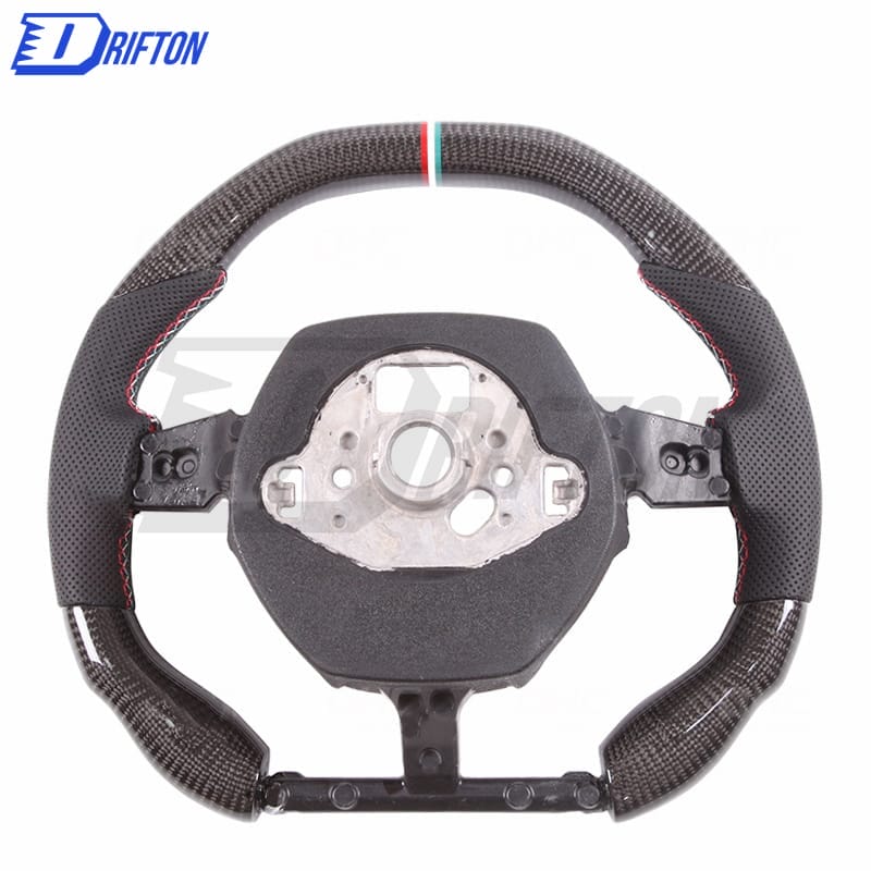OKING Custom Made Carbon Fiber Steering Wheel For Lamborghini Huracan LP610-4 2014-2016
