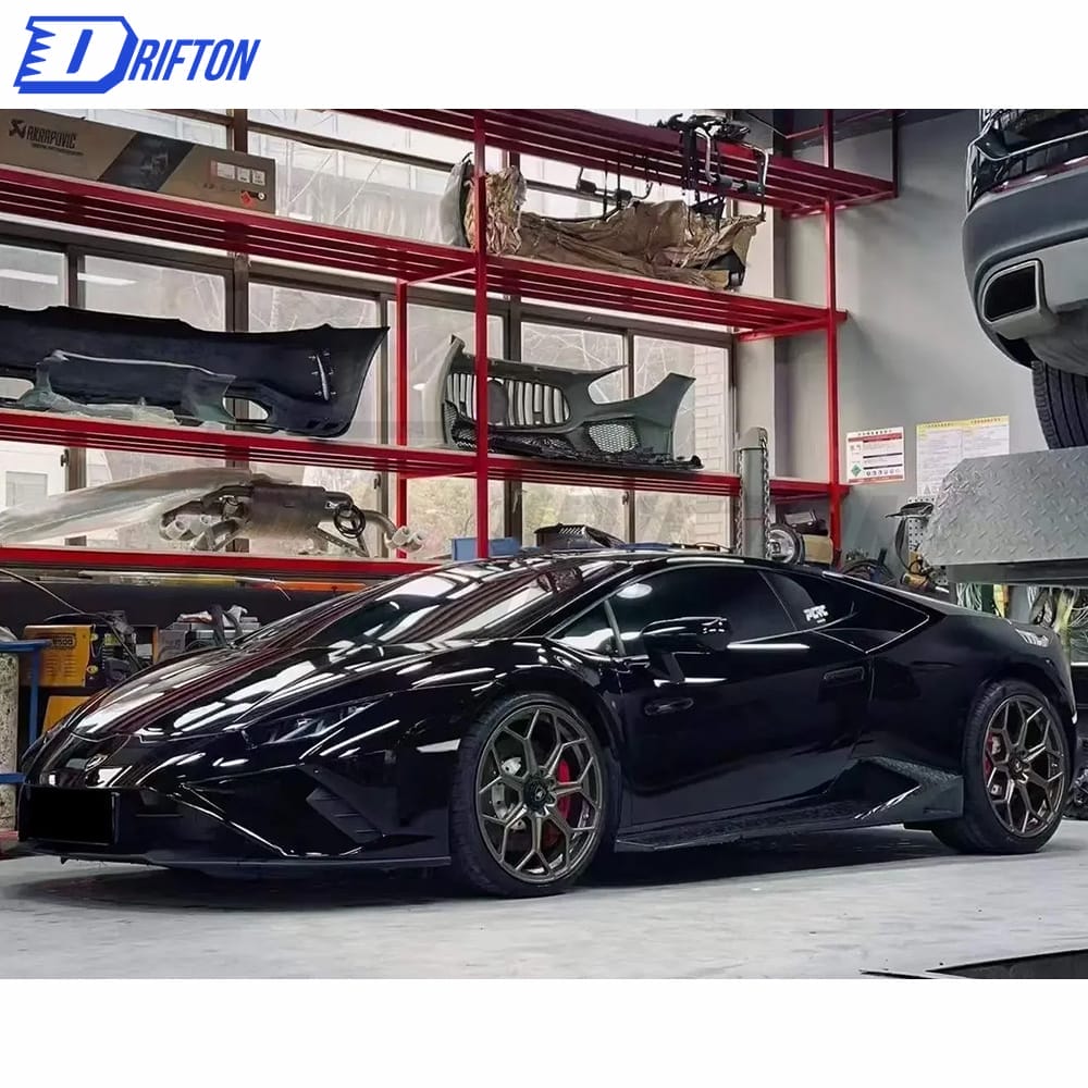 Vorsteiner Style Dry Carbon Fiber Side Skirt For Huracan LP610-4 2014-2017
