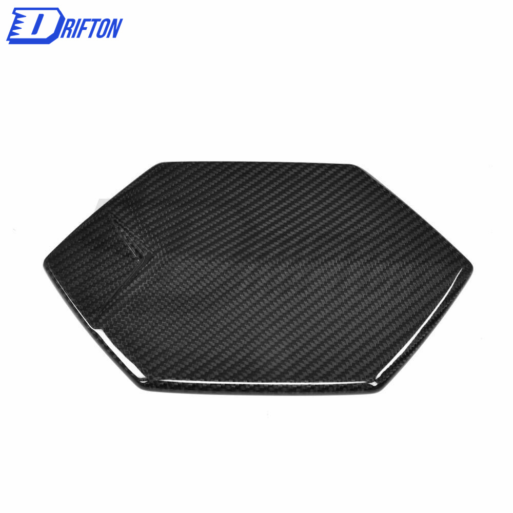 Dry Carbon Fiber Car Fuel Tank Cap Gas Cover For Lamborghini Aventador