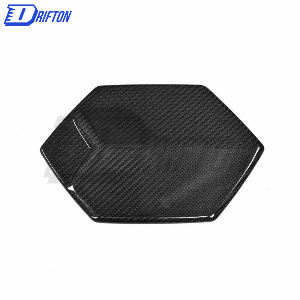 Dry Carbon Fiber Car Fuel Tank Cap Gas Cover For Lamborghini Aventador