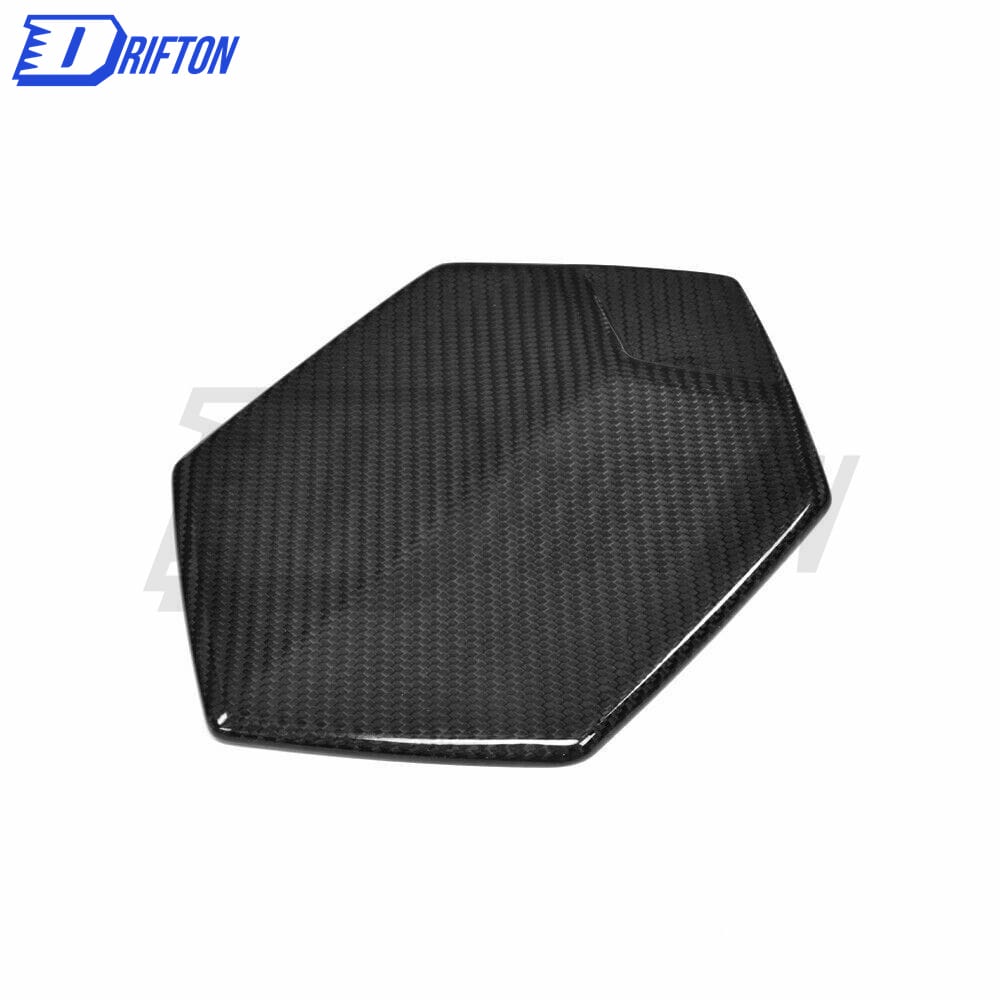 Dry Carbon Fiber Car Fuel Tank Cap Gas Cover For Lamborghini Aventador