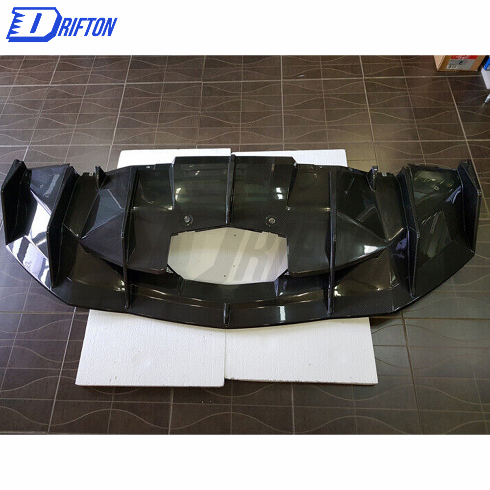 Mansory Style Carbon Fiber Rear Diffuser For Lamborghini Aventador
