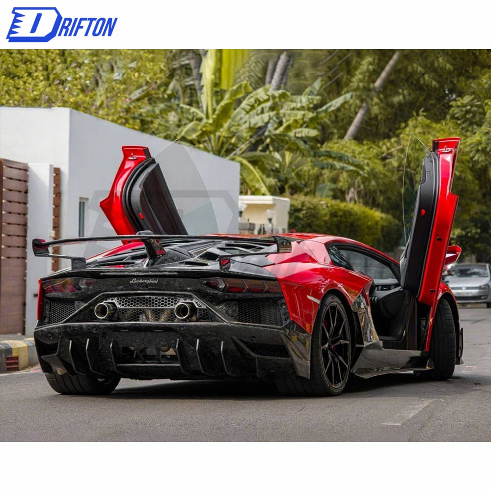 SVJ-Style Forged Dry Carbon Fiber With Portion Primer Body Kit For Aventador LP700-4 LP720 LP750 Coupe Roaster 2011-2015