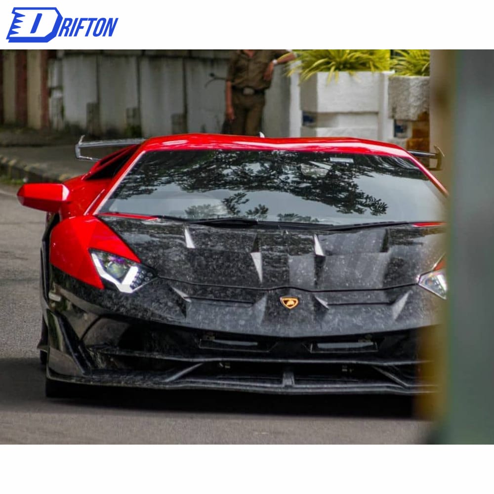 SVJ-Style Forged Dry Carbon Fiber With Portion Primer Body Kit For Aventador LP700-4 LP720 LP750 Coupe Roaster 2011-2015