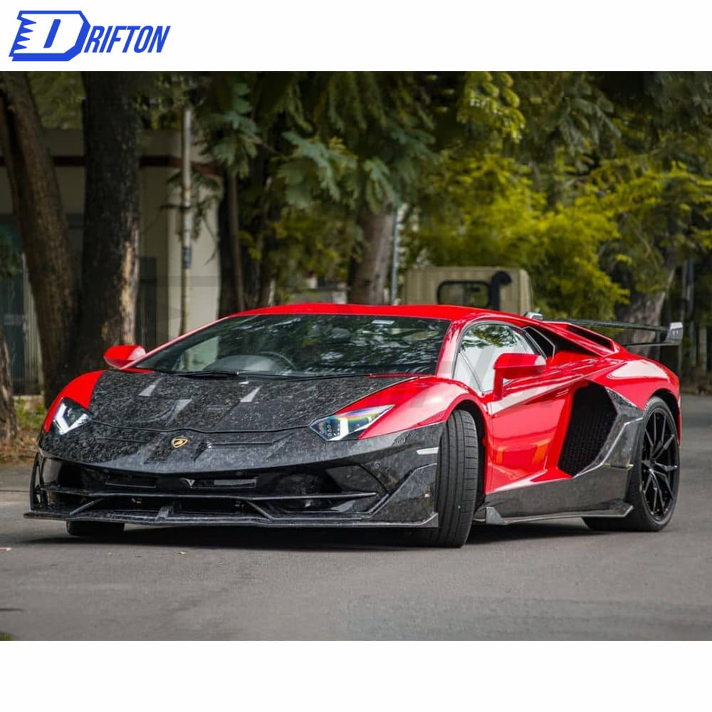 SVJ-Style Forged Dry Carbon Fiber With Portion Primer Body Kit For Aventador LP700-4 LP720 LP750 Coupe Roaster 2011-2015