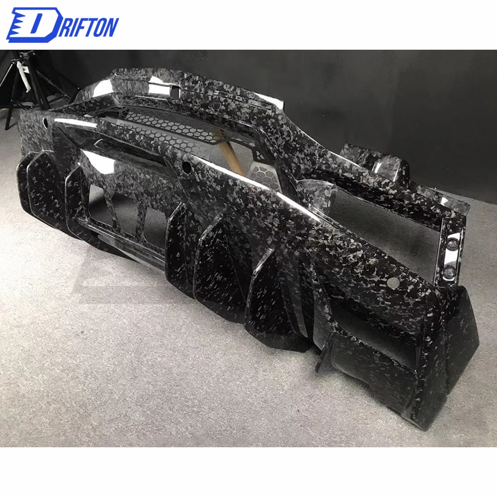 SVJ-Style Forged Dry Carbon Fiber With Portion Primer Body Kit For Aventador LP700-4 LP720 LP750 Coupe Roaster 2011-2015