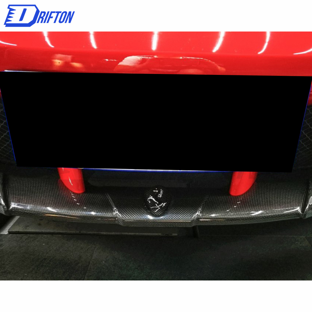 Capristo-Style Dry Carbon Fiber Front Lip For Ferrari 488 GTB Spider 2015-2018