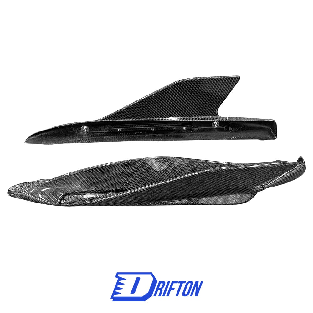 Capristo-Style Dry Carbon Fiber Side Fin For Ferrari 488 GTB 2015-2018