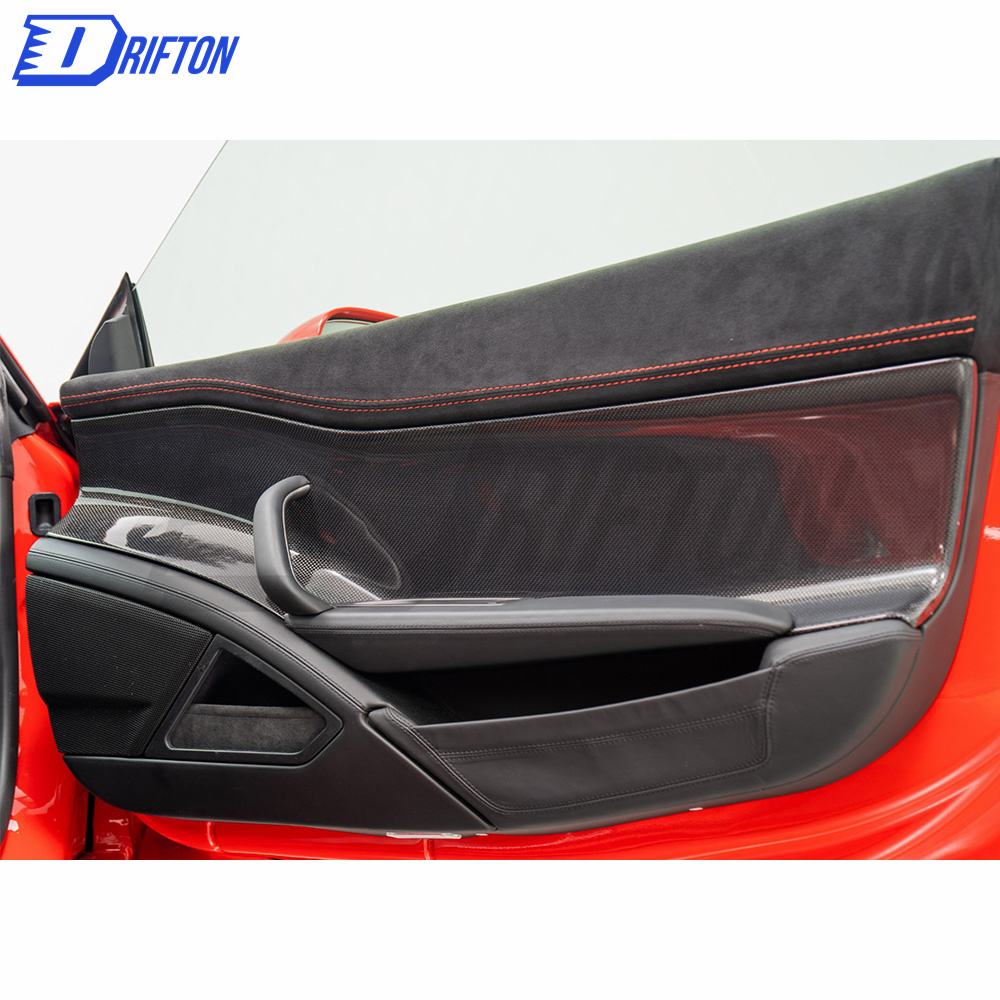 Carbon Fiber Inner Door Panel For Ferrari 458 Italy Spyder 2011-2013