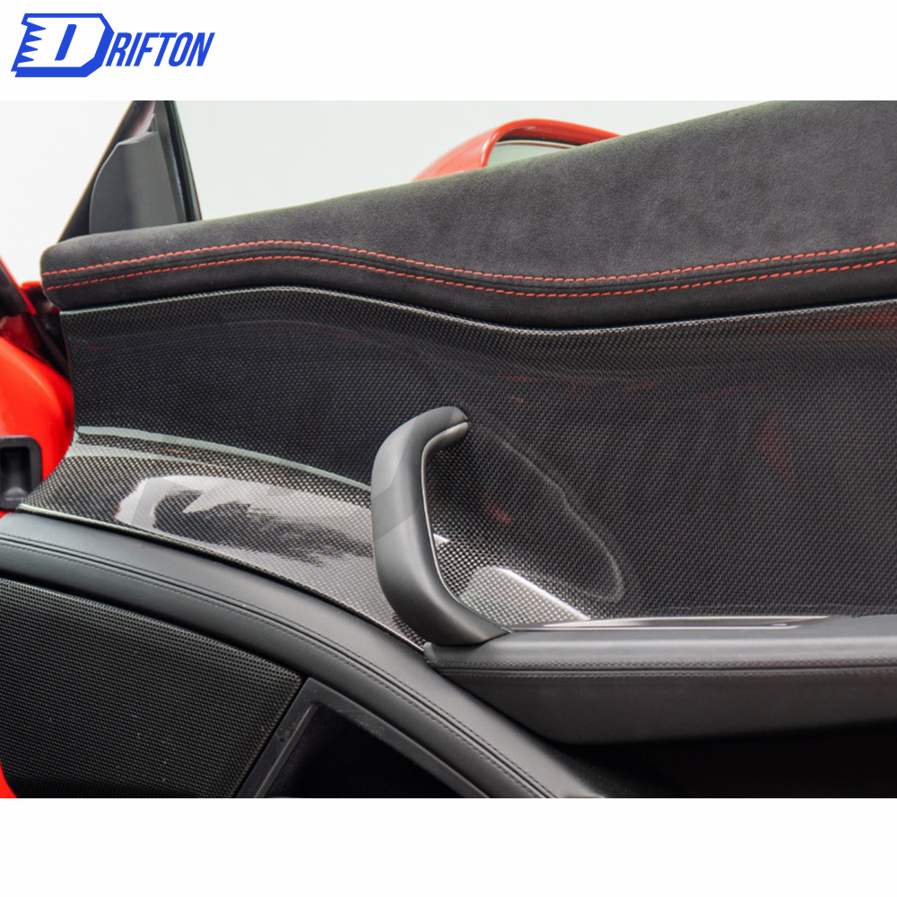 Carbon Fiber Inner Door Panel For Ferrari 458 Italy Spyder 2011-2013