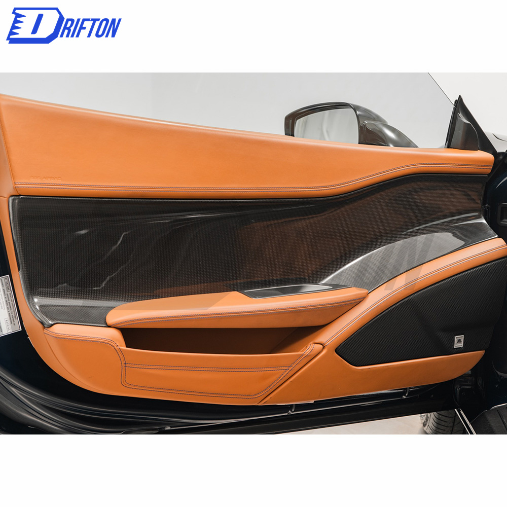 Carbon Fiber Inner Door Panel For Ferrari 458 Italy Spyder 2011-2013
